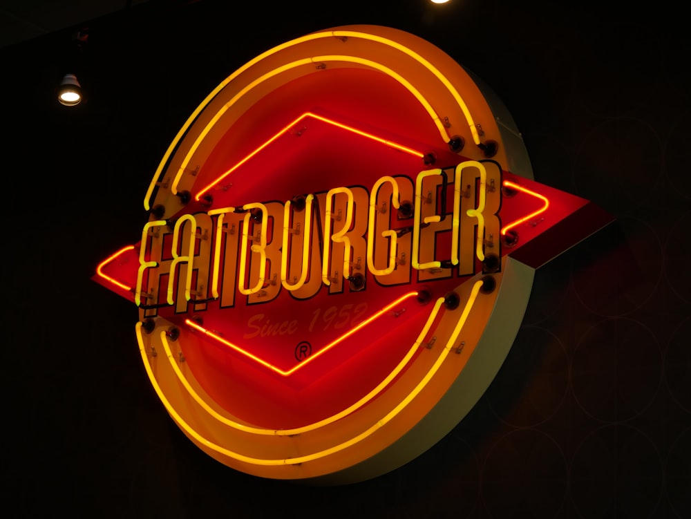 Fatburger neon light signage