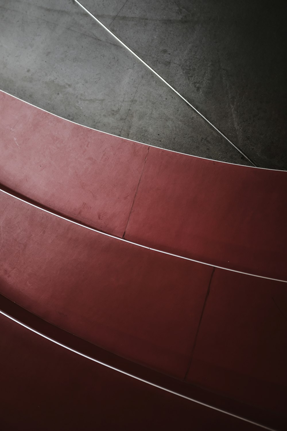 a man riding a skateboard down the side of a ramp