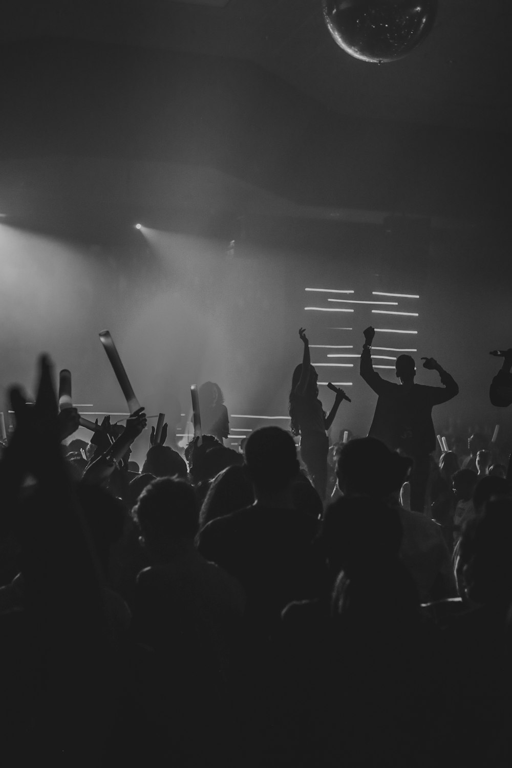 people doing a party in a room grey-scale photography