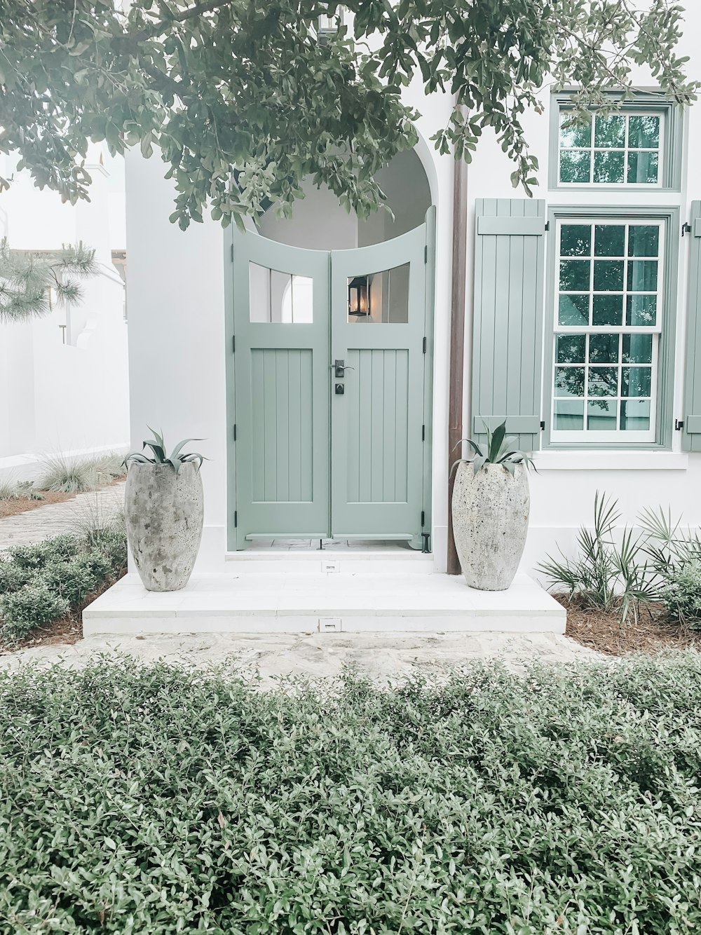 closed door during daytime