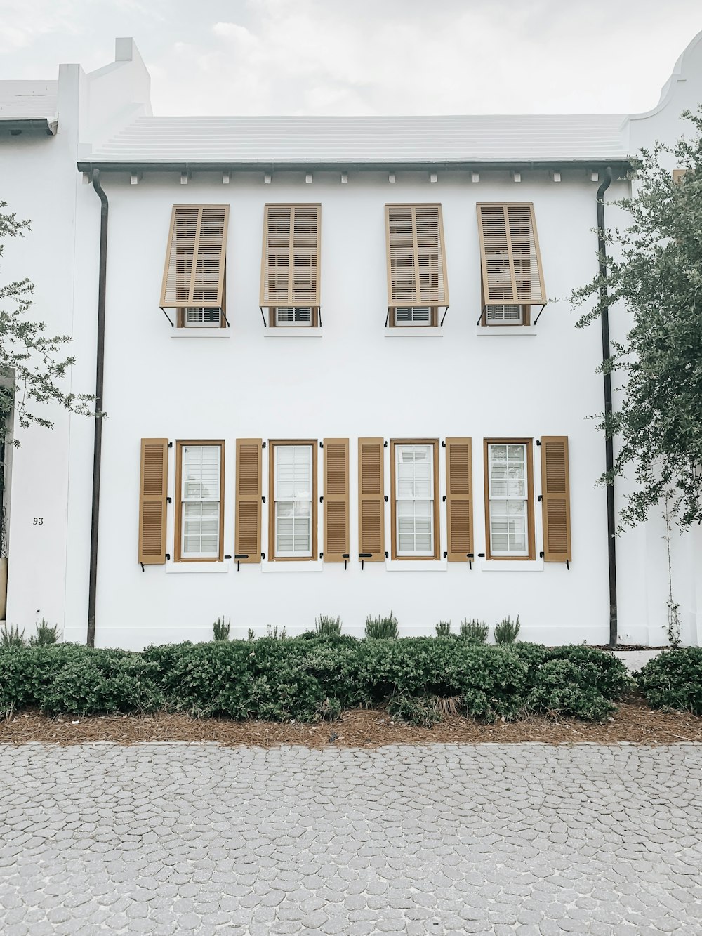 white concrete house