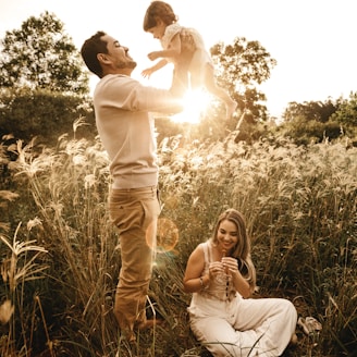 man carrying girl