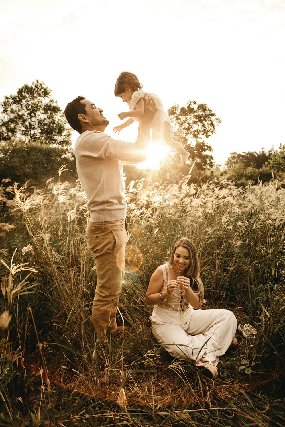 man carrying girl