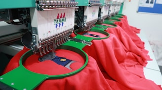 white sewing machine