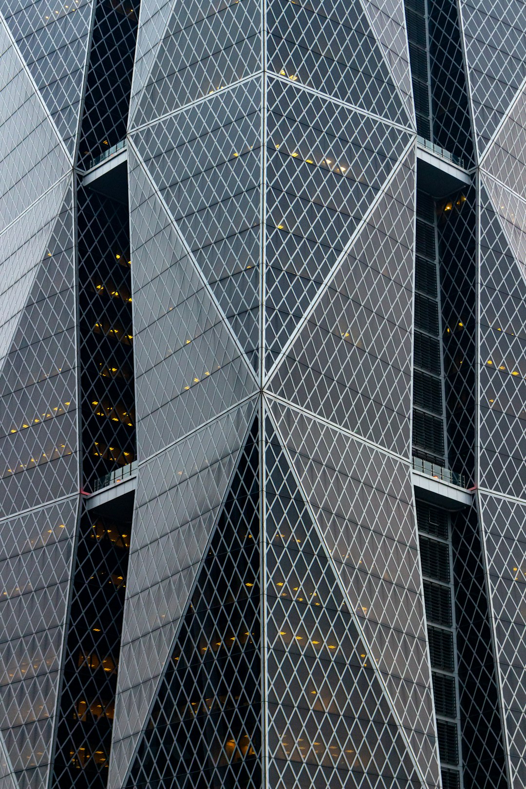 glass building close-up photo
