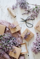 brown boxes
