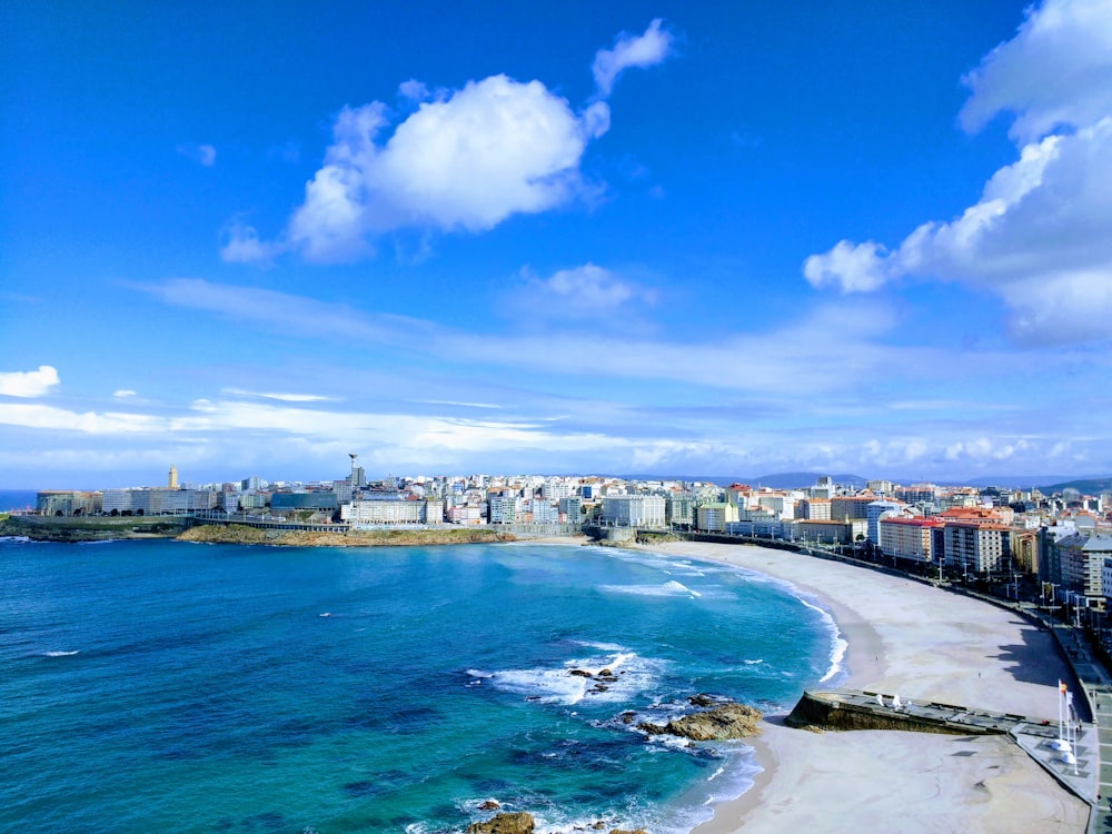 água do mar azul