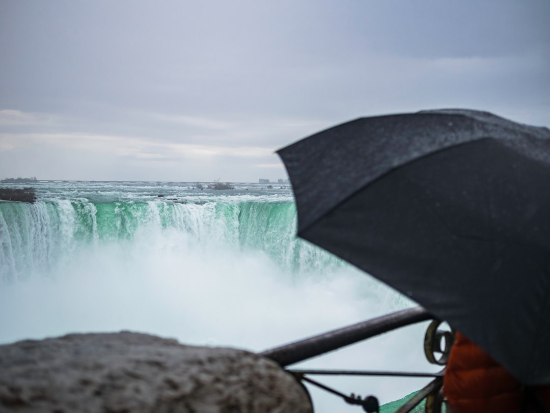 person using umbrella