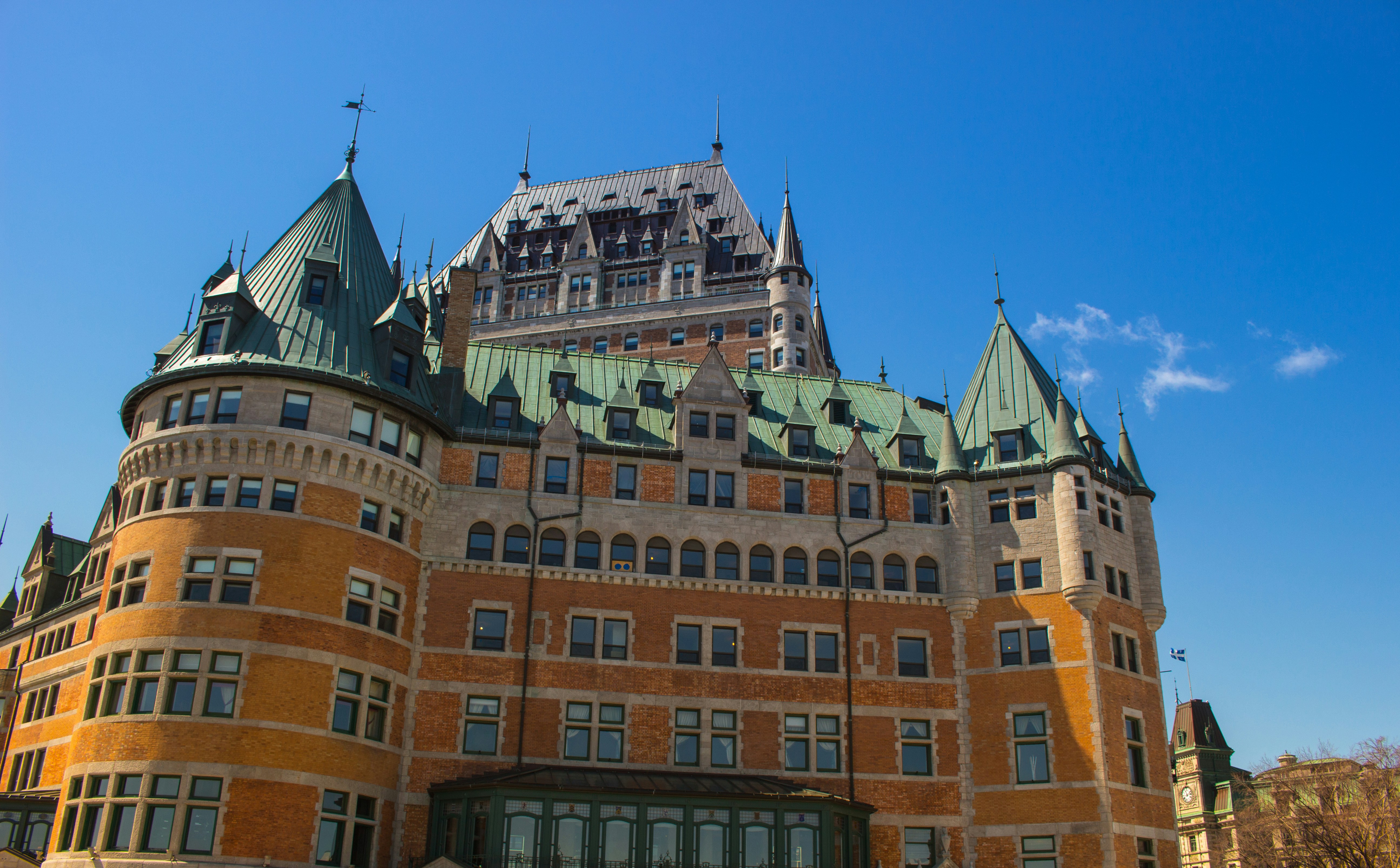 yellow concrete building