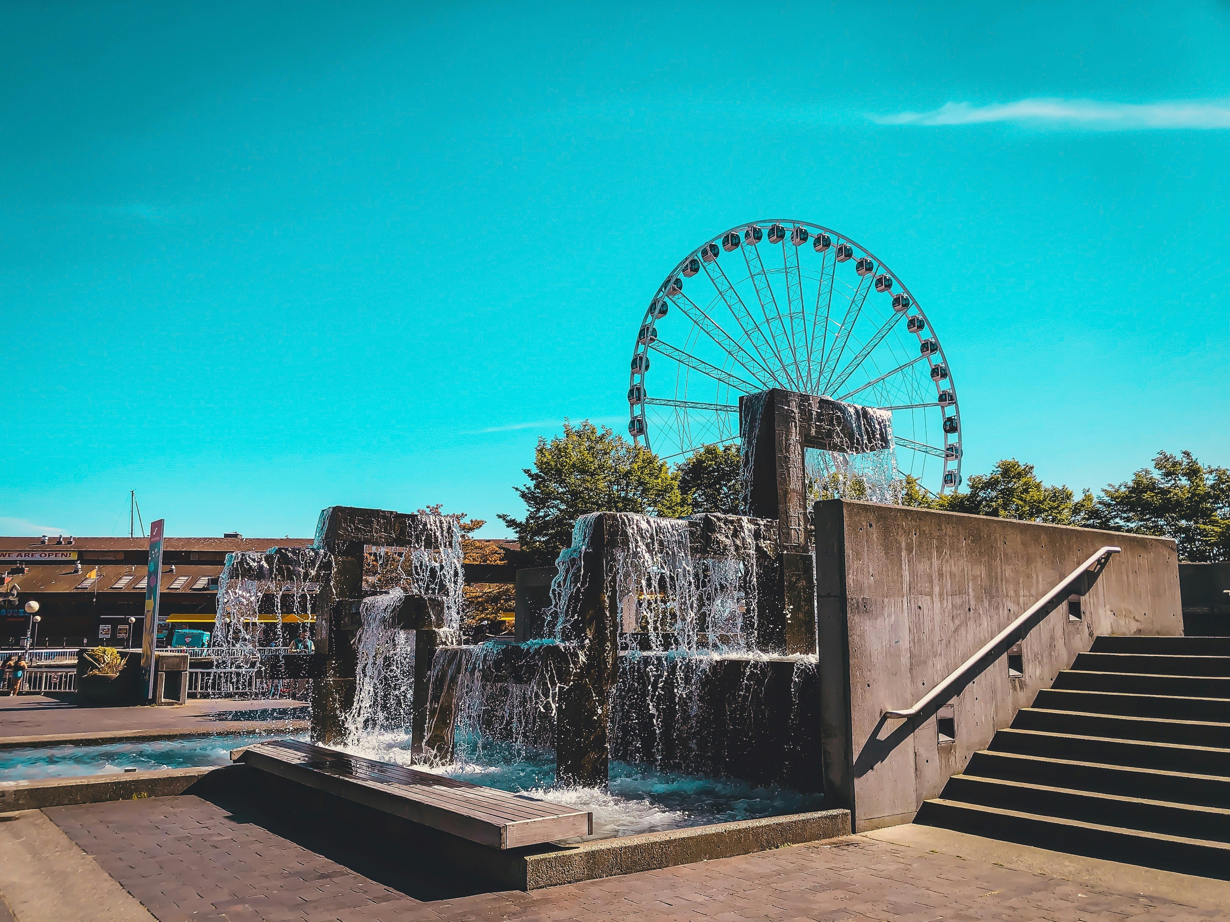 outdoor fountain photography