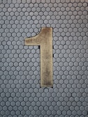 brown number 1 graphic