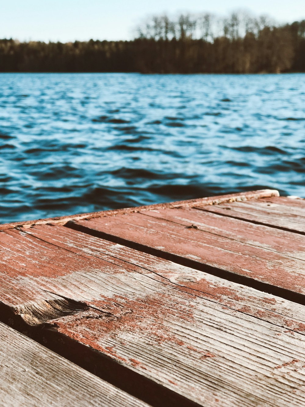 brown wooden dock