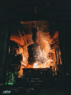 black metal machine