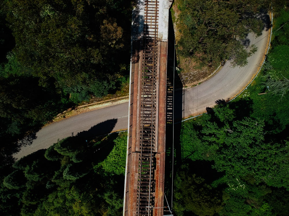 Foto aérea del puente