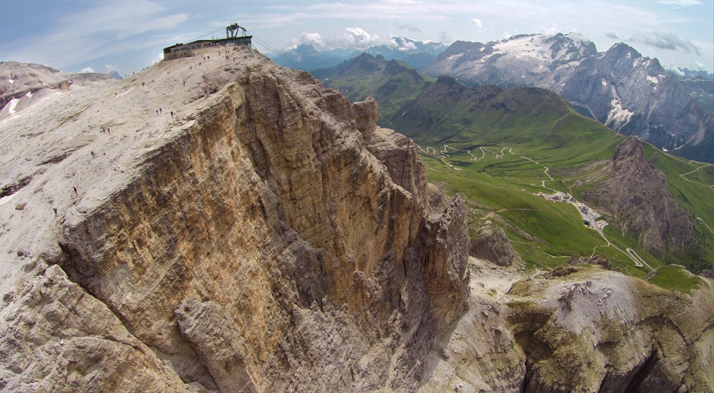 landscape photography of mountain