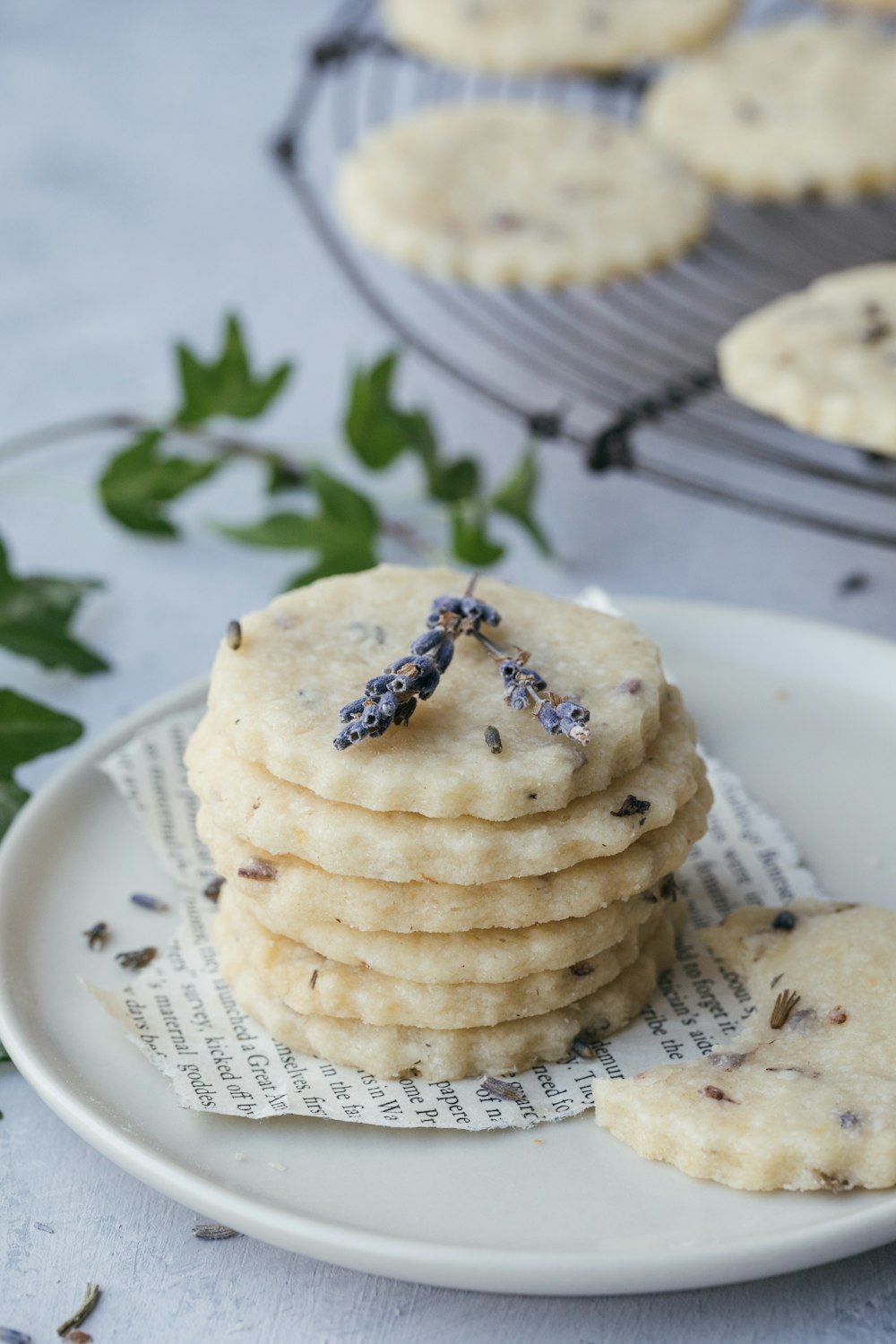 cookies on plate