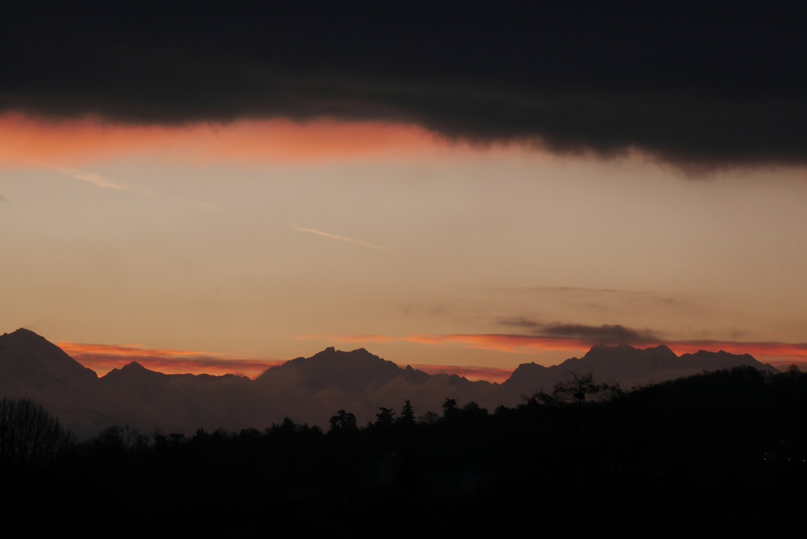 Panasonic Lumix G Vario 45-150mm F4-5.6 ASPH Mega OIS sample photo. Silhouette of trees photography