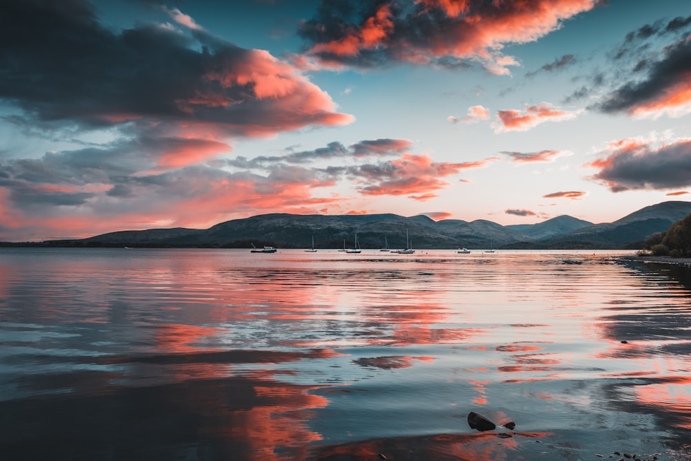 body of water near island