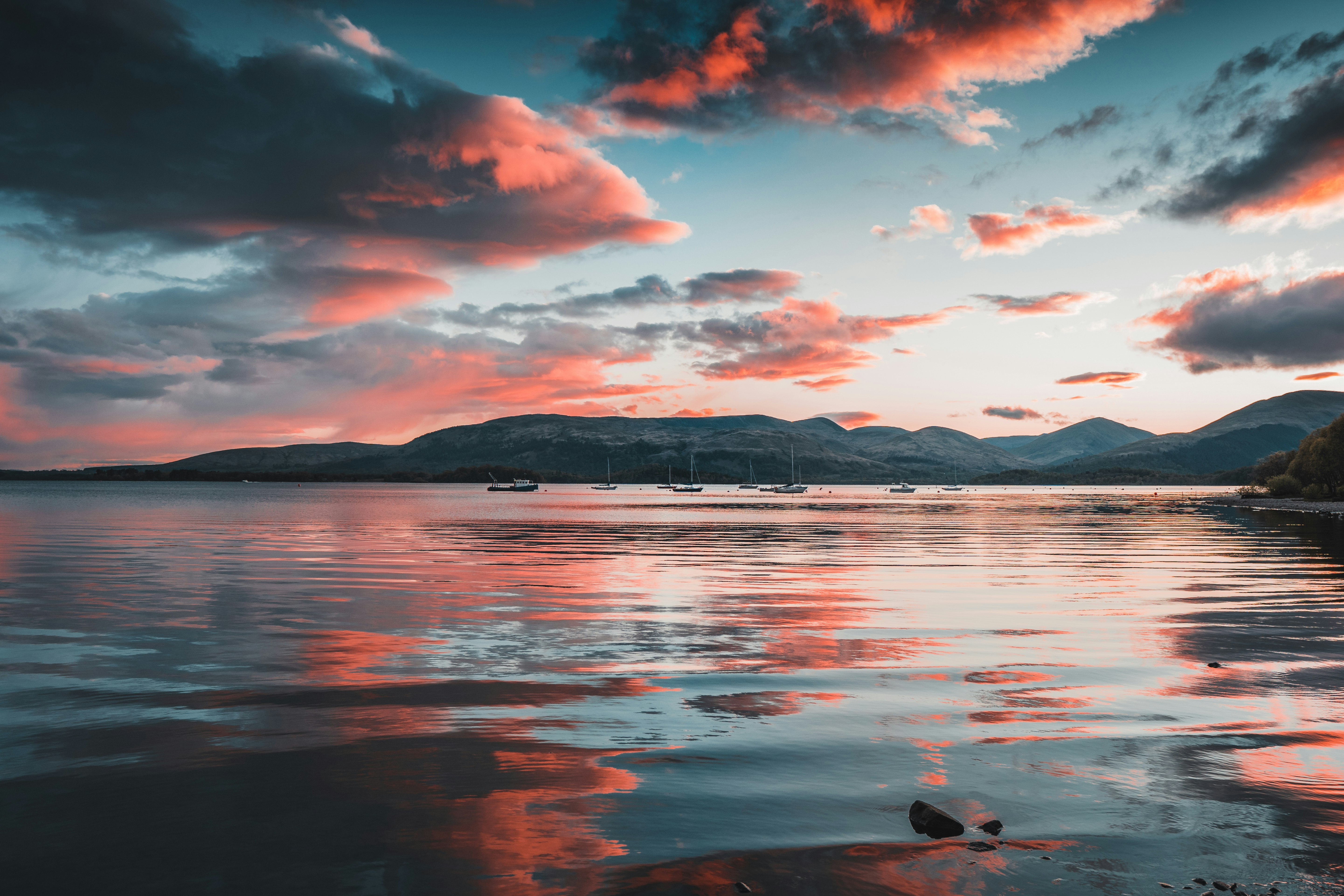 body of water near island