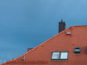 red brick roof