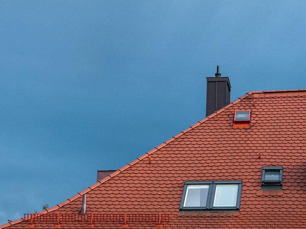 red brick roof