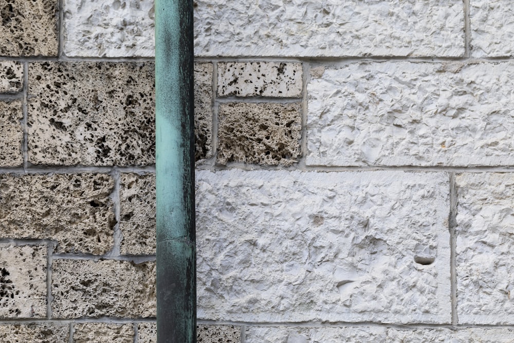 white and brown wall bricks