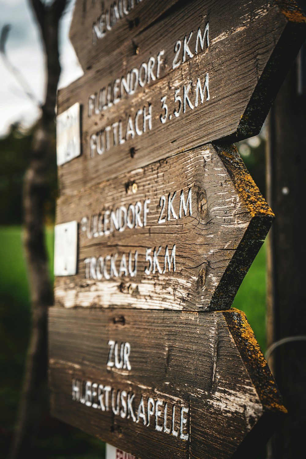 brown wooden signage