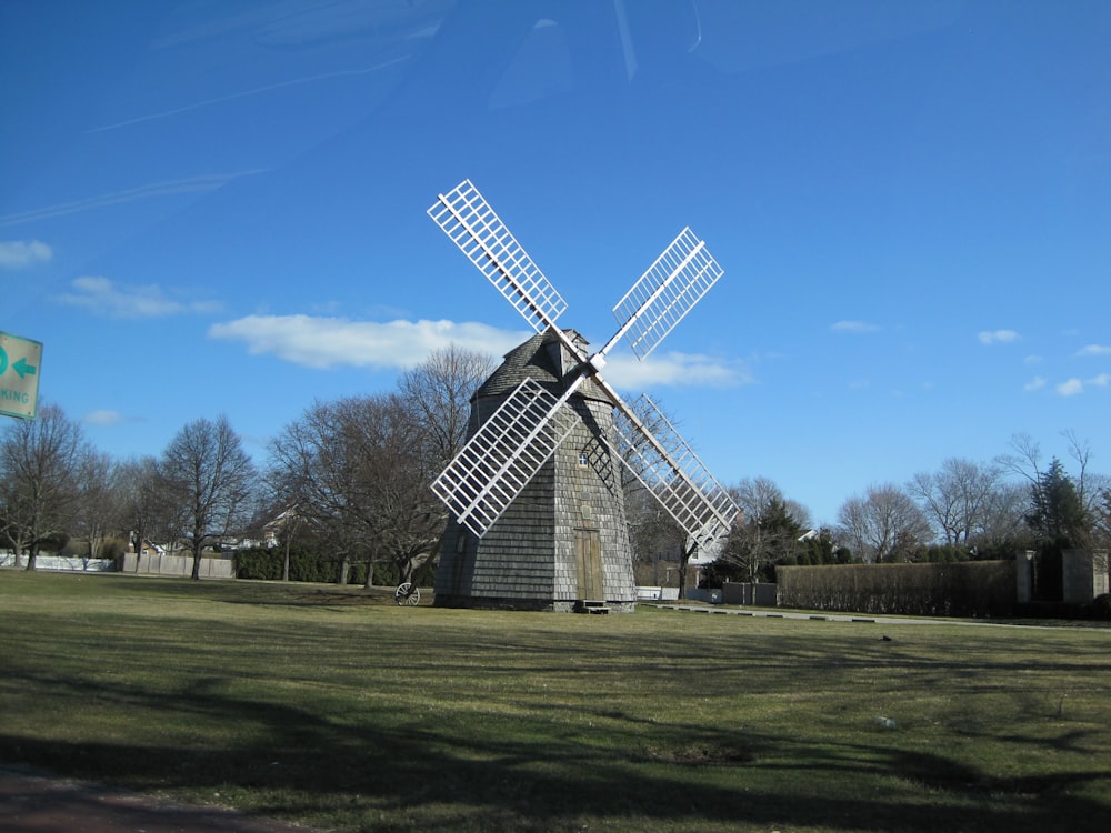 grey windmill