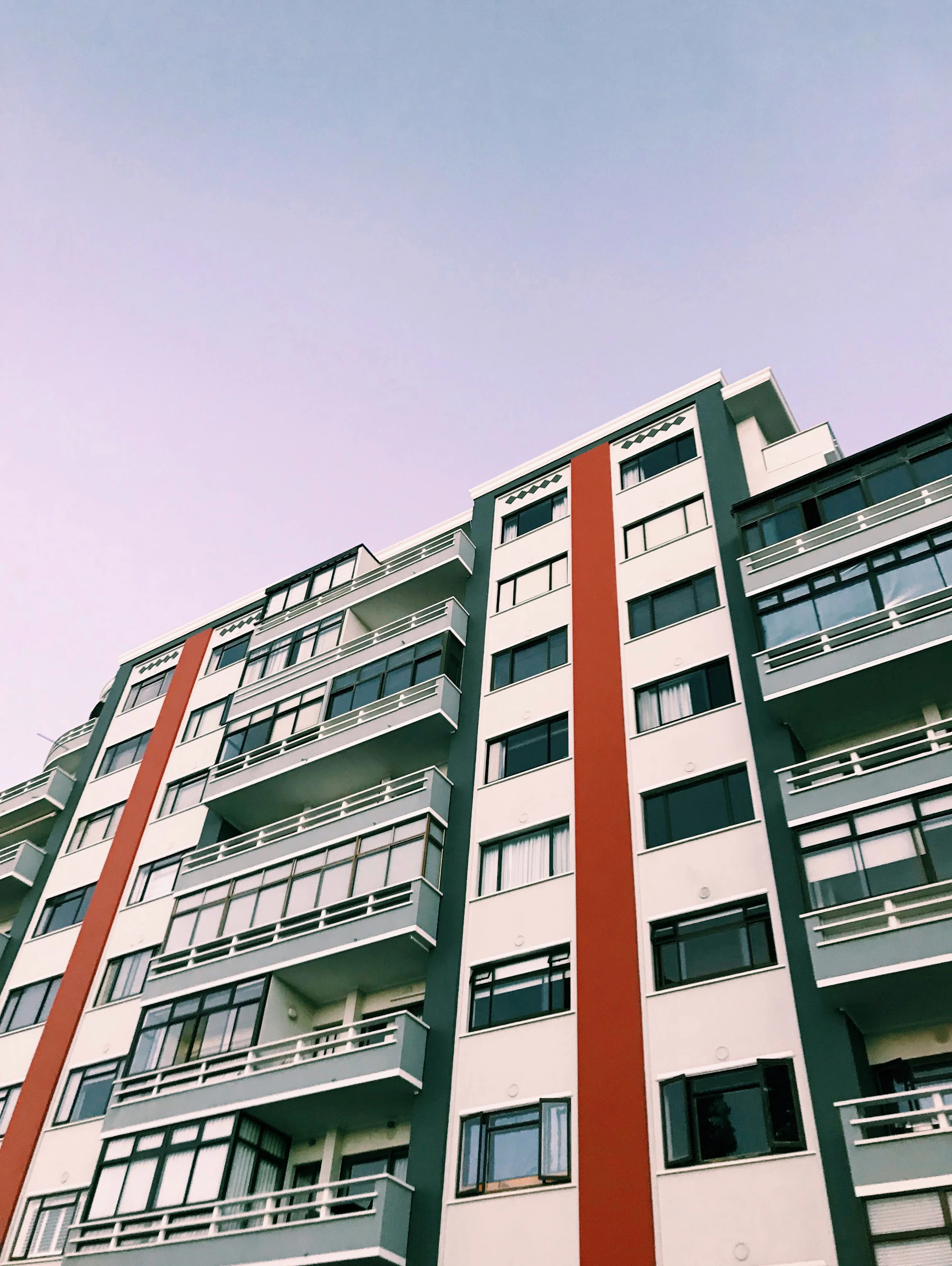 A white and green Cape Town building