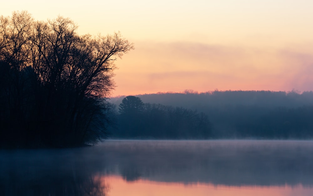 calm body of water