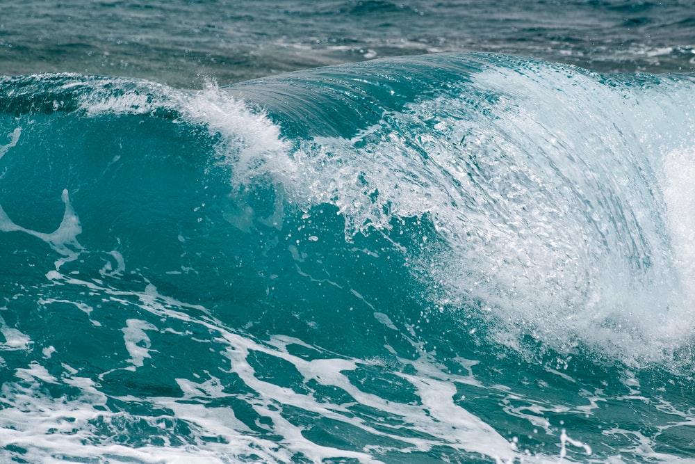 ocean wave during day