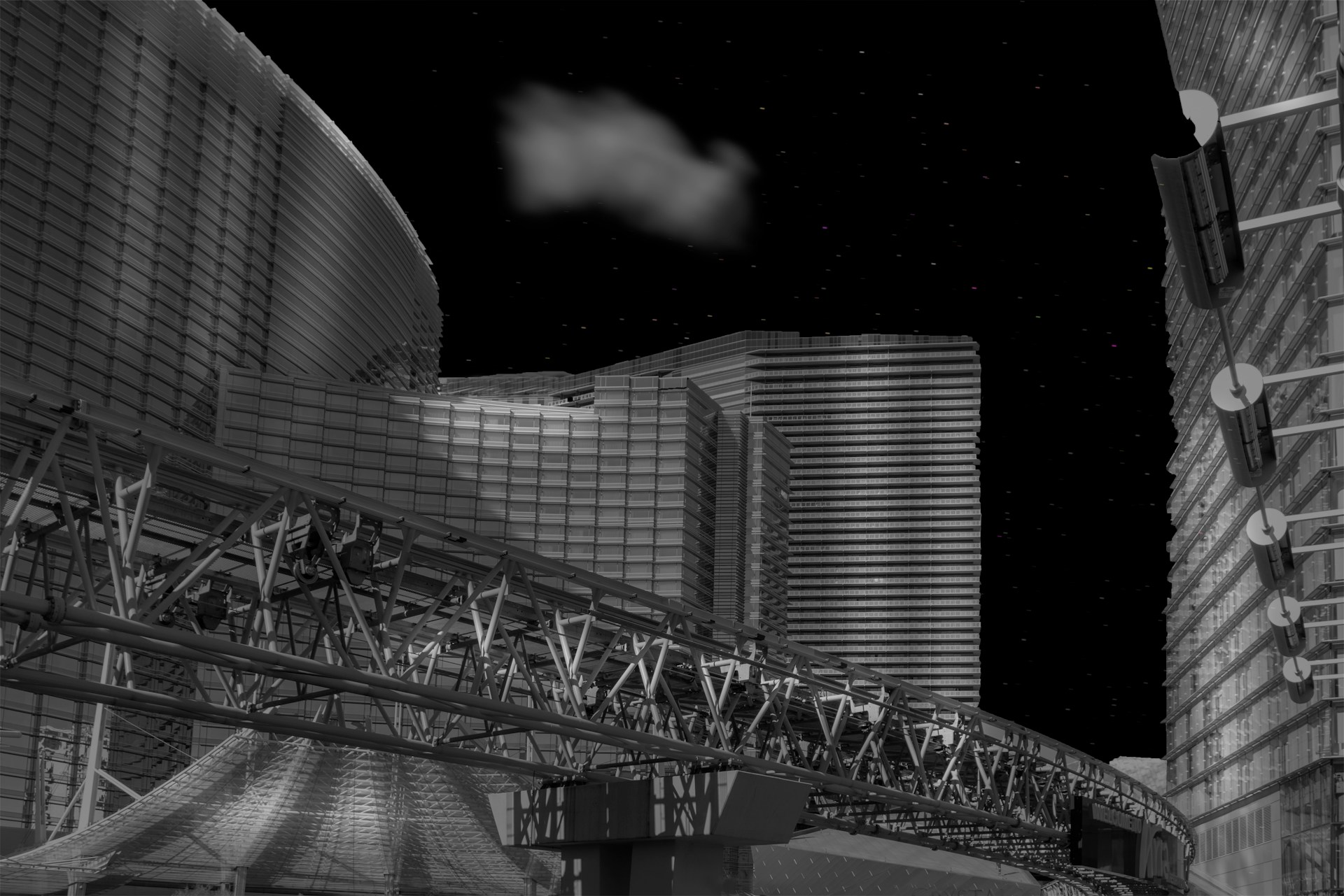 black and white bed linen