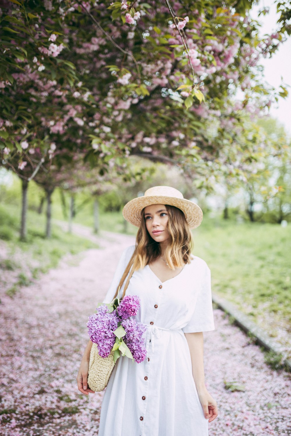 woman near tree