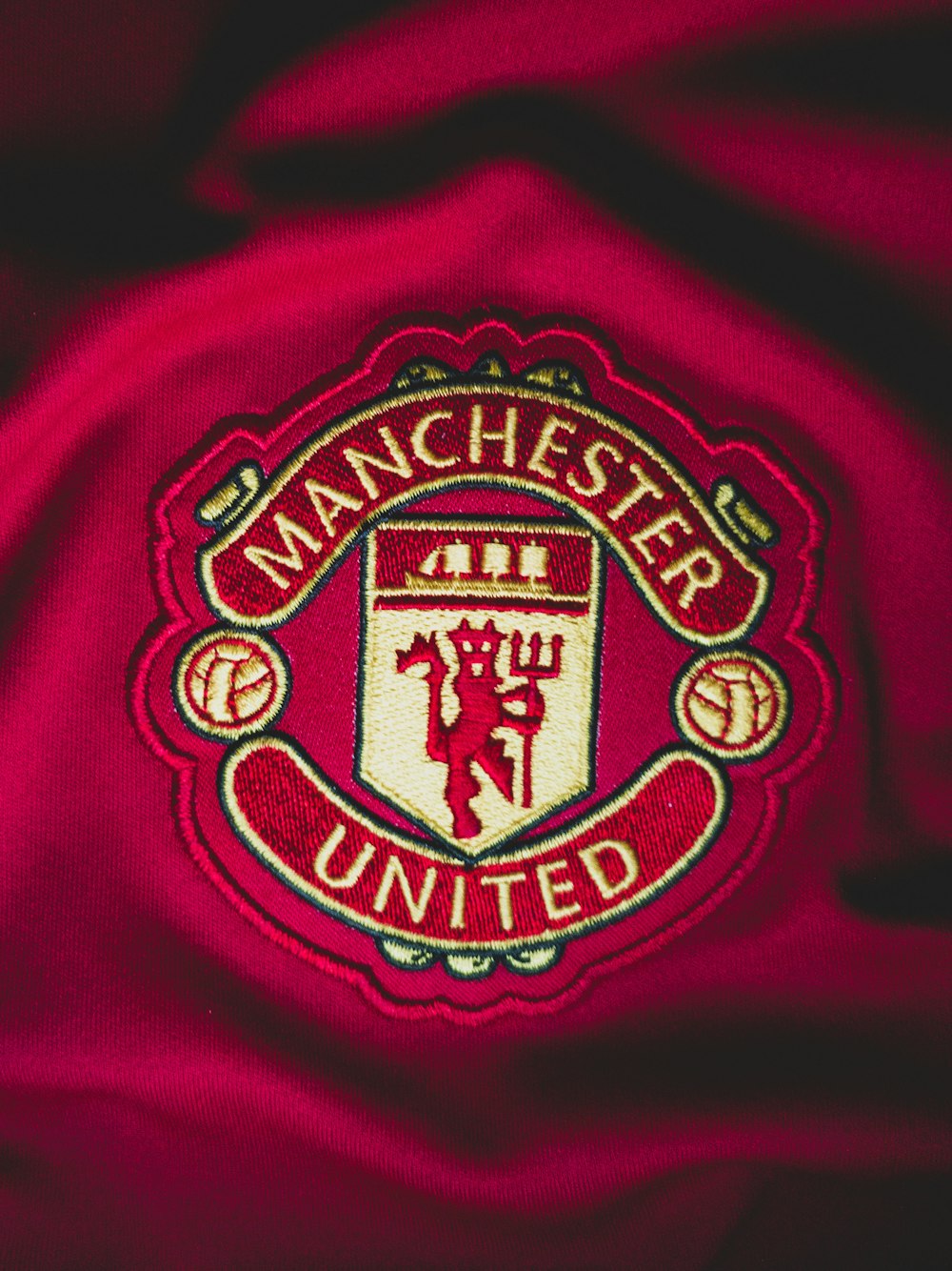 red Manchester United shirt