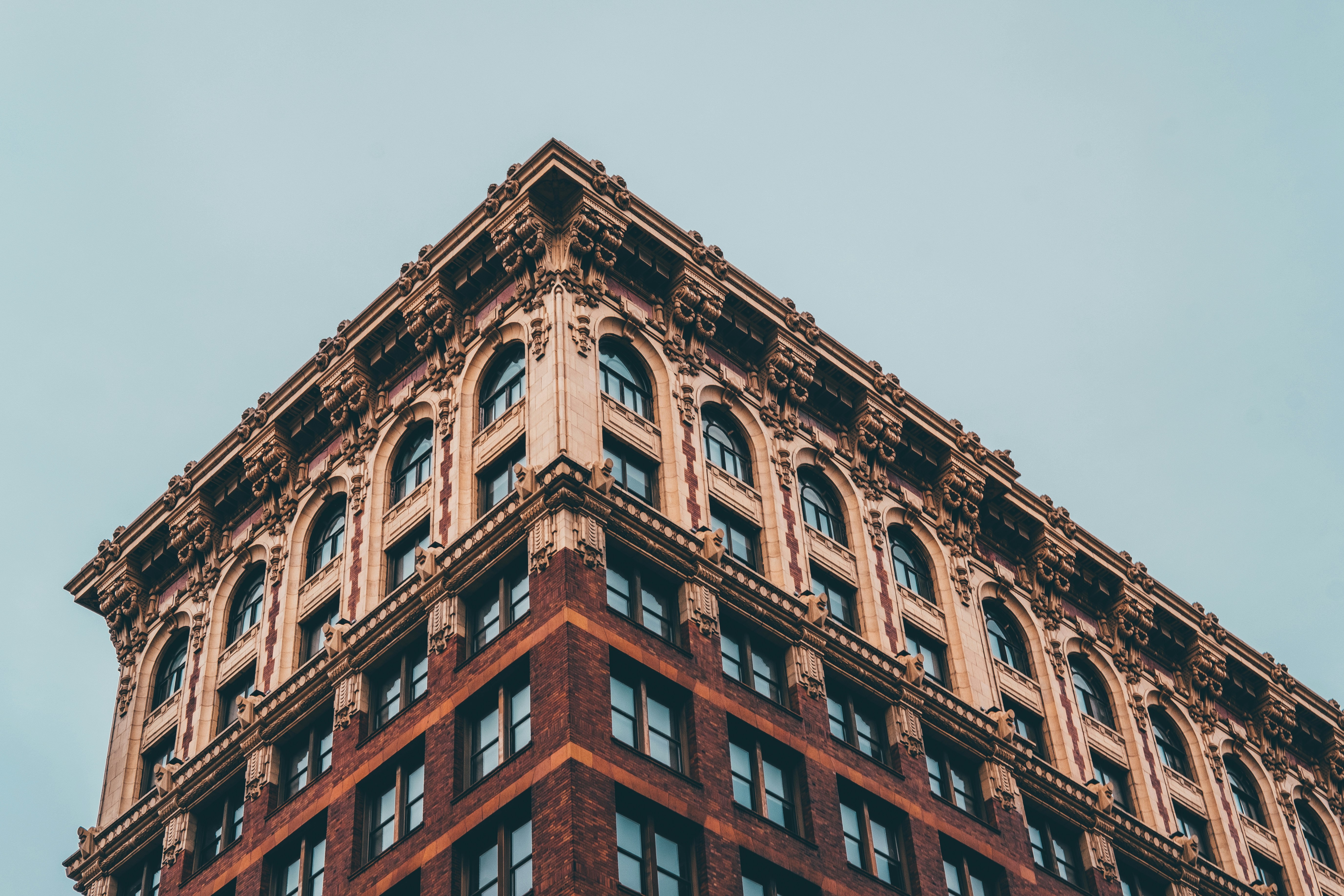Low Angle View Photography Brown Building Photo Free Columbus Image On Unsplash