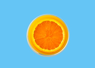 orange fruit vector art