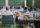 men sitting on chairs