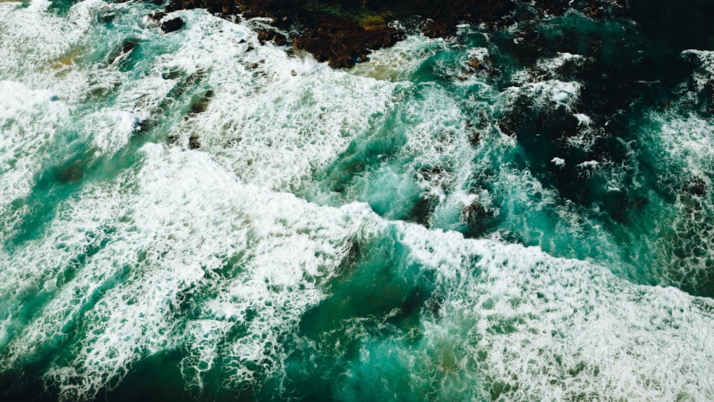 body of water in close-up photo