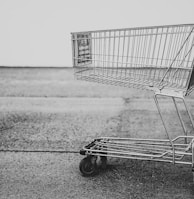 grey shopping cart