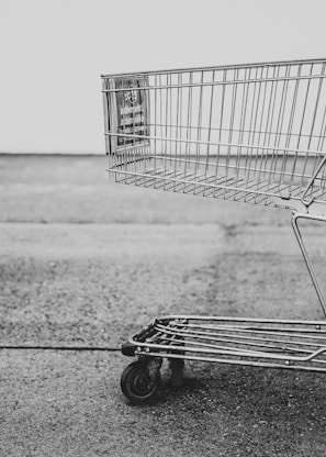 grey shopping cart