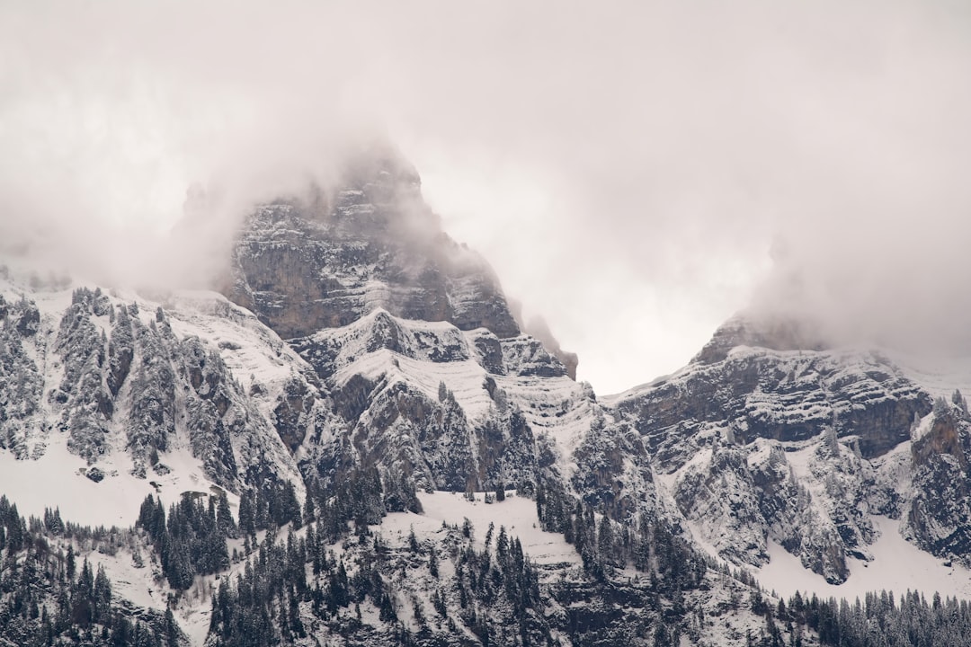 snow covered mountain