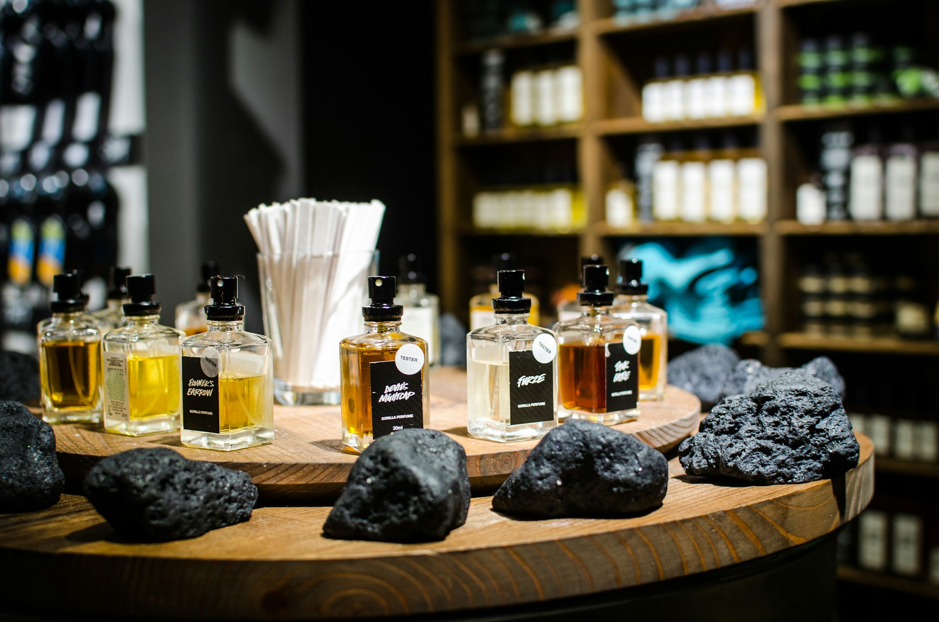 black labeled e-juice bottles