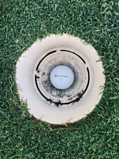 white golf ball