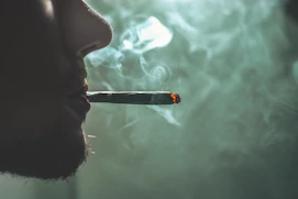 person smoking