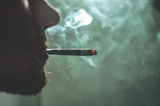 person smoking