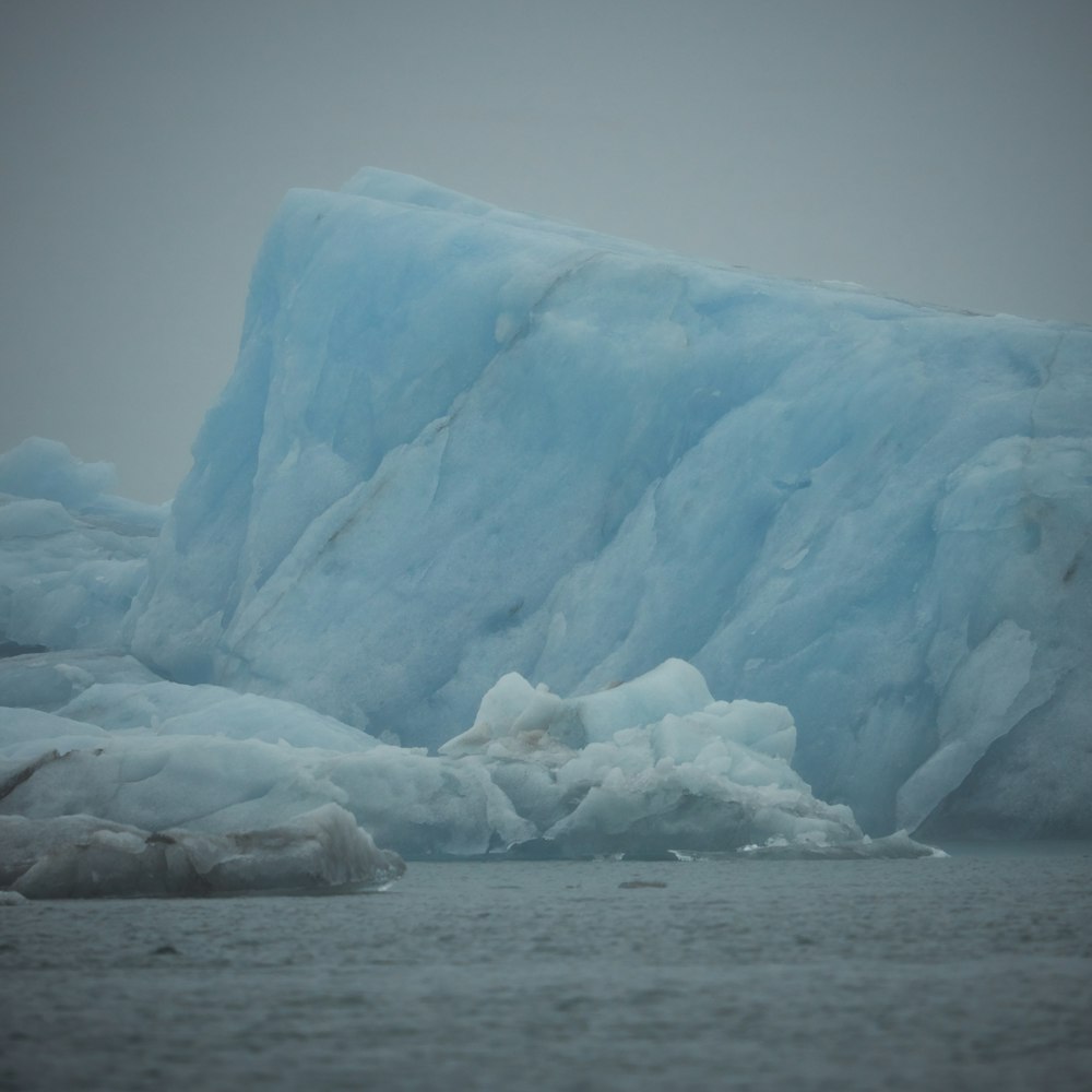 glacier ice during daytime
