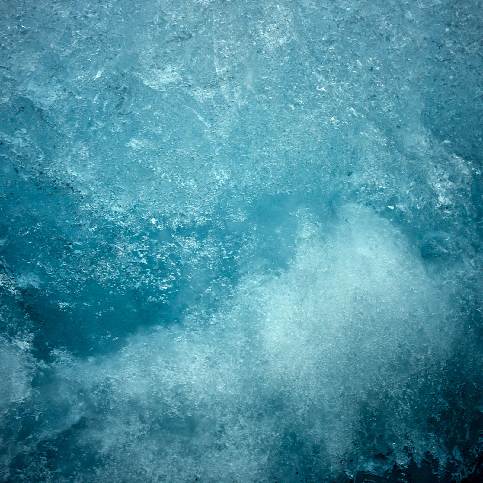 Person entering cold water