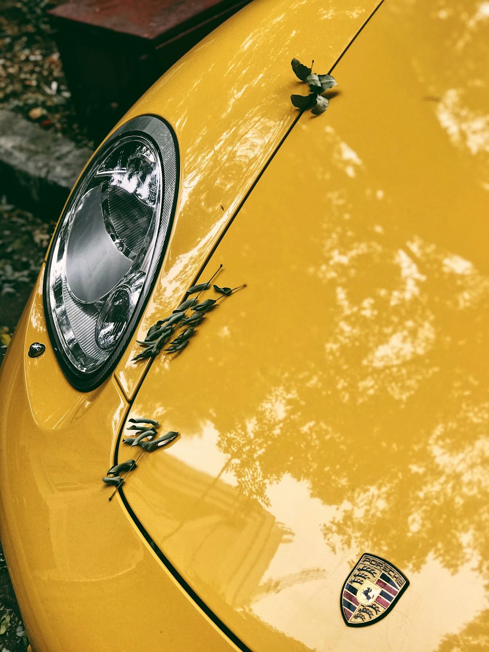 노란색 람보르기니 차량