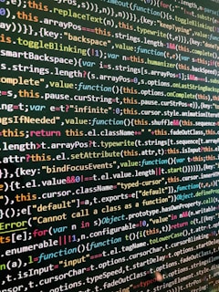 multicolored text