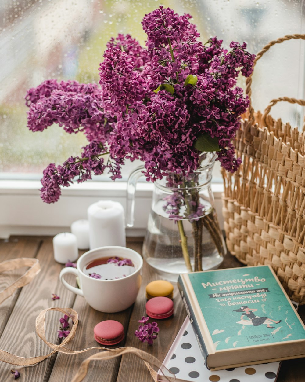 purple petaled flowers